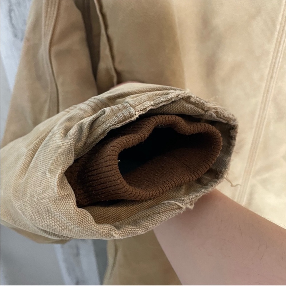 Carhartt chore coat vintage Arctic canvas quilted barn jacket men’s size xxl tan - Picture 8 of 8